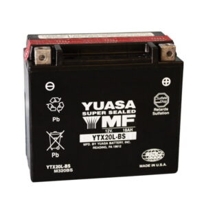 BATTERIA YUASA YTX20L-BS (SIGILLATA CON ACIDO A CORREDO) 12V/18 AH